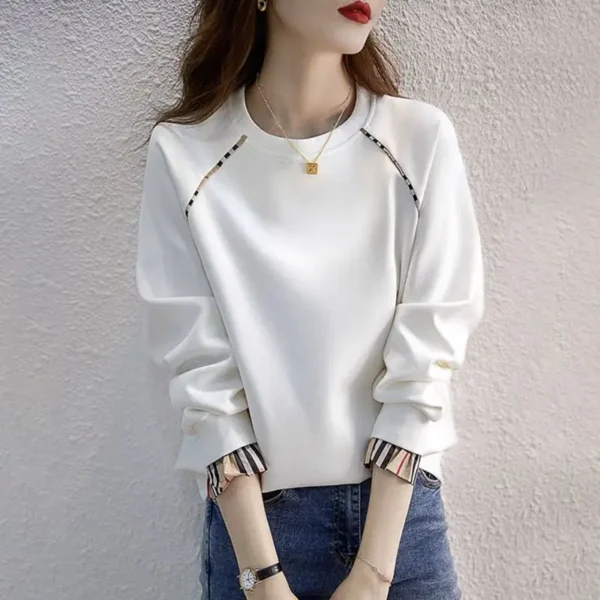 2025 with Tshirt Print Top for Women Loose Cotton Clothing White Woman T-shirt Black Simple Cheap Stylish Elegant and Youth Tee